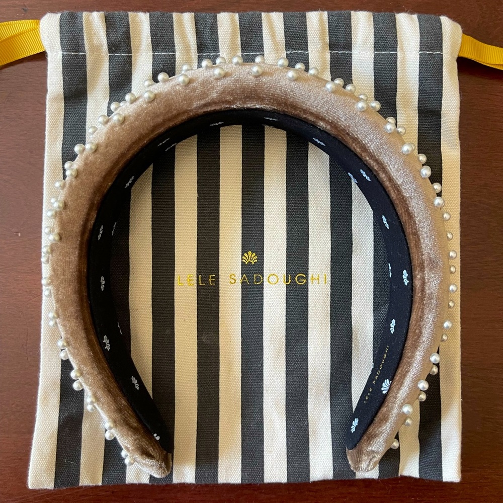 NWOT Lele Sadoughi Alice pearl headband